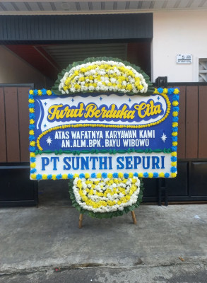Papan Bunga Duka di Talang Semut